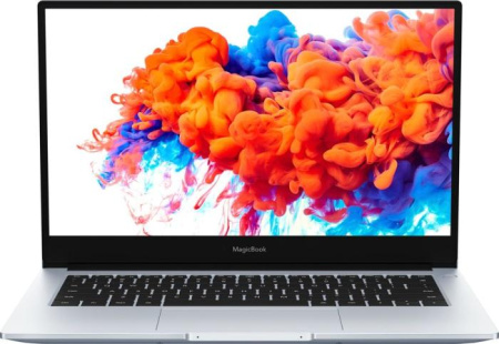 Ноутбук 14" Honor MagicBook 14 2021 NDR-WDH9HN i5-1135G7/8Gb/SSD512Gb/IntelIrisXe/FHD/Win10/Silver  5301AAHJ