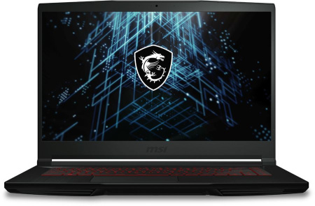 Ноутбук 15.6" MSI GF63 Thin 11UC-217RU Core i5-11400H/8GB/SSD512GB/RTX3050/FHD/Win11/Black 9s7-16r612-217