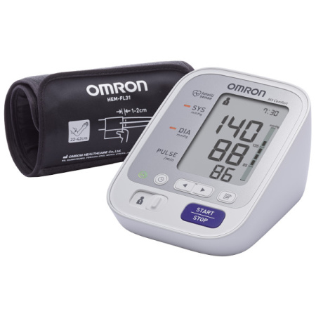 Тонометр OMRON M3 Comfort + адаптер + манжета 22-42см (HEM-7134-ALRU)