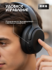Беспроводные наушники MEG HEA400BL, Bluetooth 6.0, до 75 ч, ANC Hybrid, Multipoint, черный