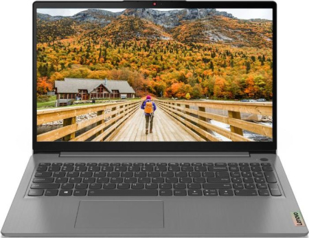 Ноутбук 15.6" Lenovo IdeaPad 3 15ITL6 Core i5-1135G7/8GB/SSD512GB/IntelIrisXe/FHD/NoOS/Grey 82H80284RE