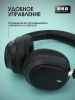 Беспроводные наушники MEG HWA200BL, Bluetooth 6.0, до 60ч, ANC Hybrid, Multipoint, LowLatency,черный