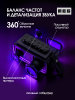 Портативная колонка MEG SDA080BL, 80Вт, Bluetooth 5.3, сабвуфер, эквалайзер, время работы 9ч, черная