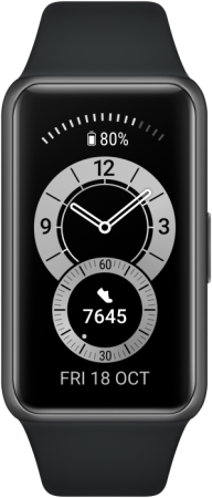 Умный браслет HUAWEI Band 6, графитовый черный