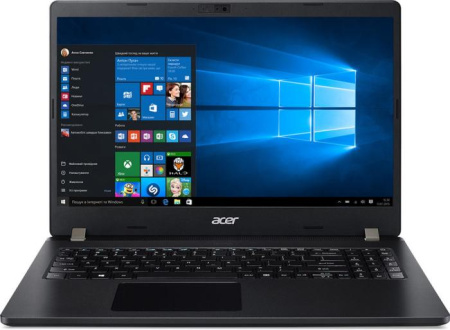 Ноутбук 15.6" Acer TravelMate P2 TMP215-52-35RG Core i3-10110U/8GB/SSD256GB/IntelUHD/FHD/Win10/black NX.VLLER.00S