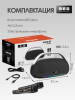 Портативная колонка MEG SSA062BL, 60Вт, Bluetooth 5.3, караоке, сабвуфер, время работы 16ч, черная