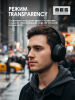 Беспроводные наушники MEG HWA200BL, Bluetooth 6.0, до 60ч, ANC Hybrid, Multipoint, LowLatency,черный