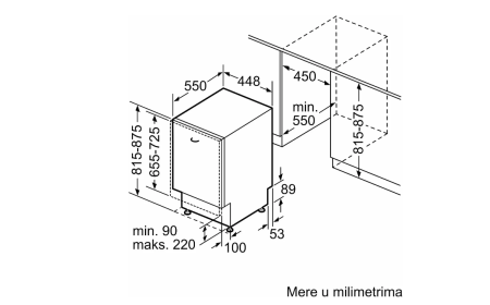 Встраиваемая посудомоечная машина Bosch SPV6ZMX17E