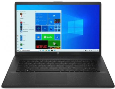 Ноутбук 17.3" HP 17-cp0107ur AMD 3020e/8Gb/SSD256Gb/AMDRadeonGraphics/1600×900/Win11/black  4E2J8EA