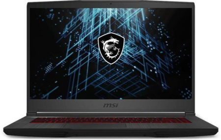 Ноутбук 15.6" MSI GF63 11UC-218XRU Thin Core i7-11800H/8Gb/SSD512Gb/RTX3050/FHD/NoOS/black 9S7-16R612-218