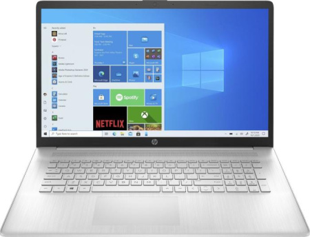 Ноутбук 17.3" HP 17-cp0140ur Ryzen 5 5500U/8GB/SSD512GB/AMDRadeonGraphics/FHD/Win11/silver 61R60EA