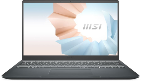 Ноутбук 14" MSI Modern 14 B5M-243XRU Ryzen 5 5500U/8GB/SSD512GB/AMDRadeonGraphics/FHD/NoOS/grey 9s7-14dl24-243