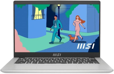 Ноутбук 14" MSI Modern 14 C12M-238RU Core i7-1255U/8GB/SSD512GB/IntelIrisXe/FHD/Win11/silver 9S7-14J111-238